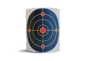 5-дюймовий клейкий папір для стрільби по мішенях BULLSEYE SPLATTER І SEFL