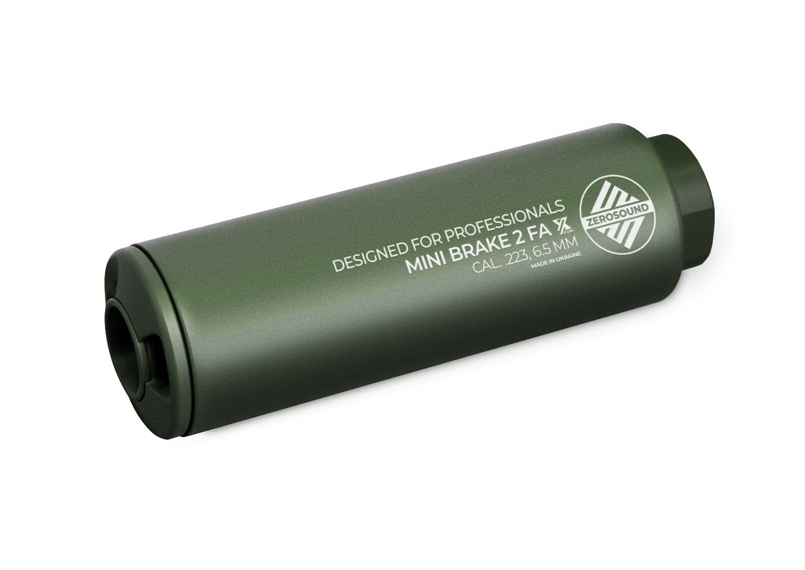 RAKUDO  Саундмодератор Zerosound TITAN MINI BRAKE II Full Auto кал. 5.45