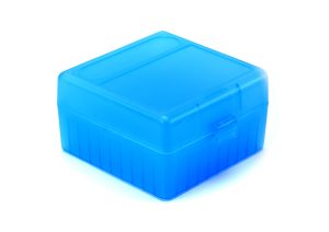 Коробка Proclean box AR-100 на 100 набоїв кал. 22 Hornet; 223 Rem., 5,45 х39. Колір – блакитний