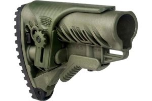 Пример FAB Defense GLR-16 CP с регулируемой щекой для AR15/M16. Olive