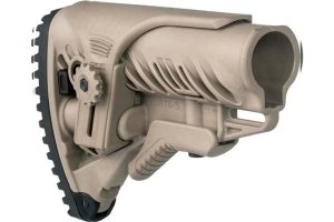Приклад FAB Defense GLR-16 CP з регульованою щокою для AR15/M16. Tan